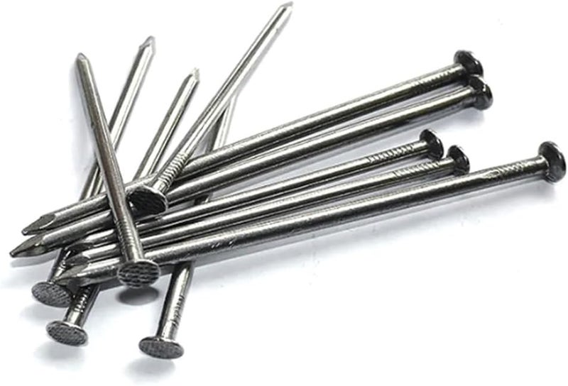 Duravel High Strength Round Head Nails for Carpentry, Hardware, and Electrical Applications (Pack of 500, 4 Inch) - Image 2